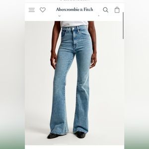 The vintage 70s ultra High rise flare jean tall! Curve love